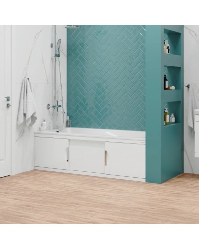 Экран под ванну 147х52 см белый глянец Onika Лагуна-Эконом 515015