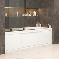 Экран под ванну 169,5х52 см белый глянец Onika Одио 517017