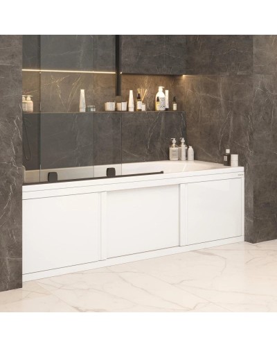 Экран под ванну 169,5х52 см белый глянец Onika Одио 517017