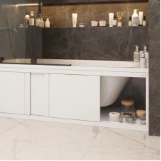 Экран под ванну 169,5х52 см белый глянец Onika Одио 517017