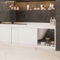 Экран под ванну 179,5х52 см белый глянец Onika Одио 518011