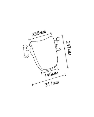 Подголовник для ванны Royal Bath Tudor SY-2B-G