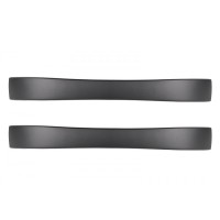 Ручки для чугунных ванн Черные матовые скобообразные Delice серия Elite (комплект 2 шт)