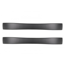 Ручки для чугунных ванн Черные матовые скобообразные Delice серия Elite (комплект 2 шт)