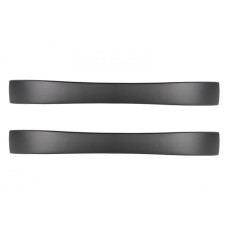 Ручки для чугунных ванн Черные матовые скобообразные Delice серия Elite (комплект 2 шт)