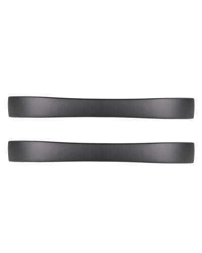 Ручки для чугунных ванн Черные матовые скобообразные Delice серия Elite (комплект 2 шт)