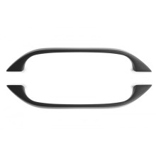 Ручки для чугунных ванн Черные матовые скобообразные Delice серия Elite (комплект 2 шт)