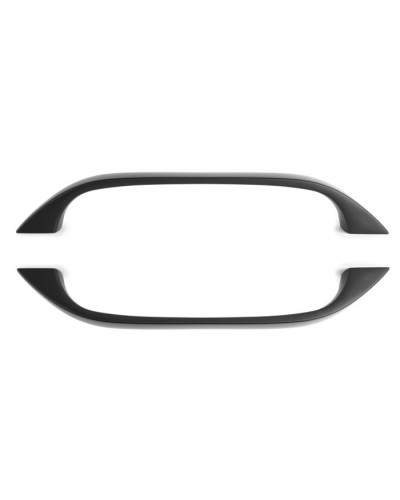 Ручки для чугунных ванн Черные матовые скобообразные Delice серия Elite (комплект 2 шт)