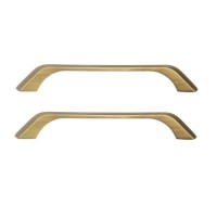 Ручки для чугунных ванн Бронза Антик скобообразные Delice серия Elite (комплект 2 шт)