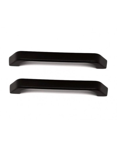 Ручки для чугунных ванн Черные матовые скобообразные Delice серия Elite (комплект 2 шт)