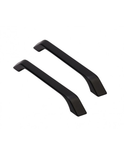 Ручки для чугунных ванн Черные матовые скобообразные Delice серия Elite (комплект 2 шт)
