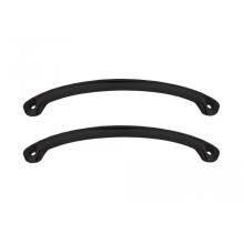 Ручки для чугунных ванн Черные матовые дугообразные Delice серия Elite (комплект 2 шт)