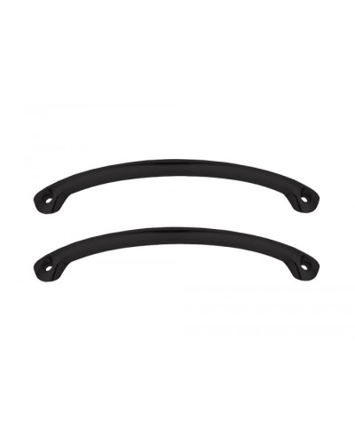 Ручки для чугунных ванн Черные матовые дугообразные Delice серия Elite (комплект 2 шт)