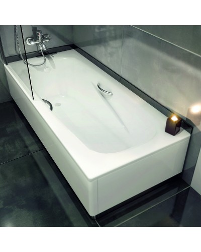 Стальная ванна Koller Pool Deline 150x75 B55US200E с отверстиями для ручек без антискользящего покрытия