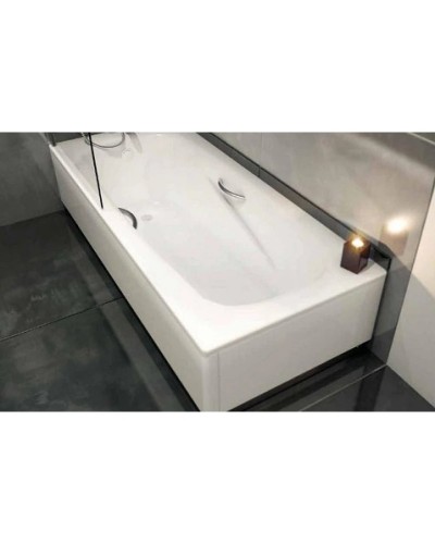 Стальная ванна 170х75 см с отверстиями для ручек BLB Anatomica B75L handles