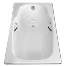 Стальная ванна 180х80 см с отверстиями для ручек BLB Atlantica B80A handles