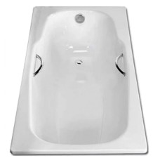 Стальная ванна 180х80 см с отверстиями для ручек BLB Atlantica B80A handles