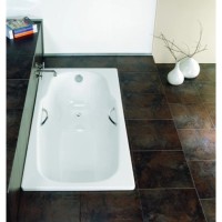 Стальная ванна 180х80 см с отверстиями для ручек BLB Atlantica B80A handles