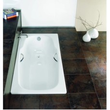 Стальная ванна 170х80 см с отверстиями для ручек BLB Atlantica HG B70J handles