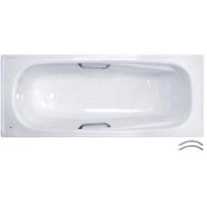 Стальная ванна 170х75 см отверстиями для ручек BLB Universal HG B75H handles