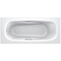 Стальная ванна 150х75 см отверстиями для ручек BLB Universal Anatomica B55U handles