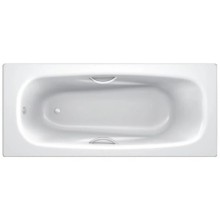 Стальная ванна 170х75 см отверстиями для ручек BLB Universal Anatomica B75U handles N