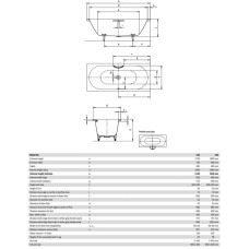 Стальная ванна 170х75 см Kaldewei Centro Duo 132 с покрытием Easy-Clean