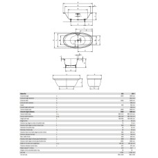 Стальная ванна 190х100 см Kaldewei Ellipso Duo Oval 232 Standard