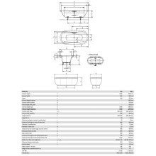 Стальная ванна 180х90 см Kaldewei Mega Duo Oval 184 с покрытием Easy-Clean