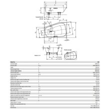 Стальная ванна 180х120 см R Kaldewei Plaza Duo 190 с покрытием Easy-Clean