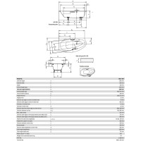 Стальная ванна 170х90 см R Kaldewei Studio 826-1 с покрытием Anti-Slip и Easy-Clean