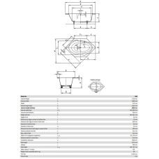 Стальная ванна 170х100 см Kaldewei Twin Pool 660 с покрытием Easy-Clean