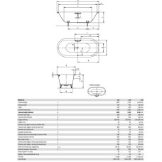 Стальная ванна 160х70 см Kaldewei Classic Duo Oval 112 с покрытием Anti-Slip и Easy-Clean