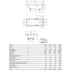 Стальная ванна 170х75 см Kaldewei Dyna Set 620 с покрытием Easy-Clean