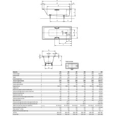 Стальная ванна 160х70 см Kaldewei Puro Star 685 Standard