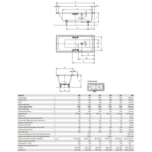 Стальная ванна 180х80 см Kaldewei Puro Star 659 с покрытием Easy-Clean