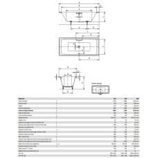 Стальная ванна 170х75 см Kaldewei Puro Duo 663 с покрытием Easy-Clean