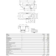 Стальная ванна 170х75 см Kaldewei Rondo Star 701 с покрытием Easy-Clean