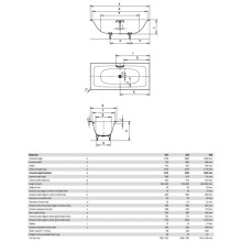 Стальная ванна 190х90 см Kaldewei Silenio 678 Standard