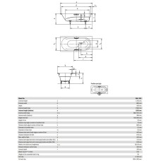 Стальная ванна 170х80 см Kaldewei Vaio Star 961 с покрытием Easy-Clean