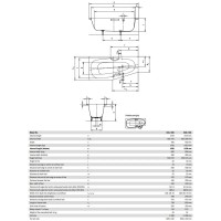 Стальная ванна 157х70 см R Kaldewei Mini Star 835 Standard