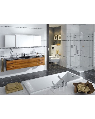 Стальная ванна Kaldewei Puro 653 180x80 256300013001 с покрытием Easy-clean