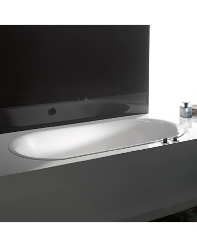 Стальная ванна 180х80 см Bette Lux Oval 3466-000 PLUS с покрытием Glaze Plus