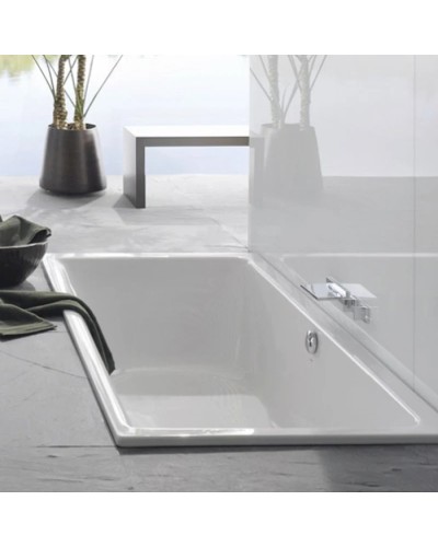 Стальная ванна 200х100 см Bette Free 6832-000 PLUS AR с покрытием Anti-Slip и BetteGlasur Plus