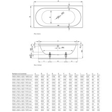 Стальная ванна 180х75 см Bette Starlet 1430-000 PLUS с покрытием BetteGlasur Plus