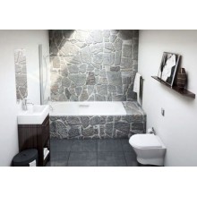 Стальная ванна BLB Atlantica HG B80J 180x80 с отверстиями для ручек без гидромассажа с шумоизоляцией