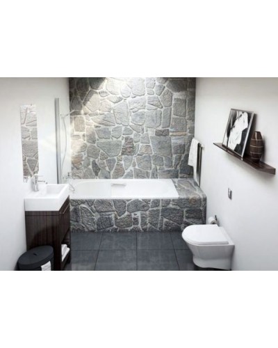 Стальная ванна BLB Atlantica HG B80J 180x80 с отверстиями для ручек без гидромассажа с шумоизоляцией