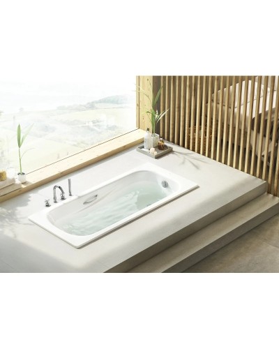 Ванна стальная 170х70 см с отверстиями под ручки Roca Princess N 2209E0000