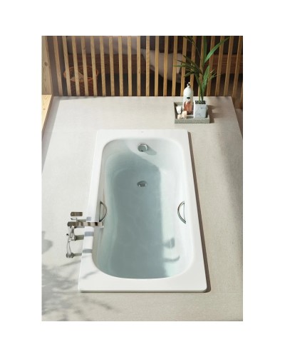 Ванна стальная 150х75 см с отверстиями под ручки Roca Princess N 2204E0000