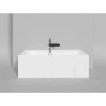 Ванна из литьевого мрамора Salini S-Sense Orlanda Kit 102117G 170,4x75 см, белый глянец